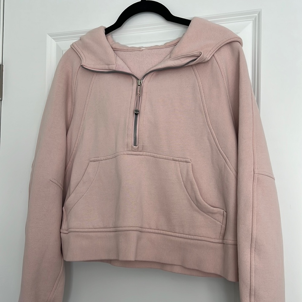 Lululemon Oversized Half-Zip Hoodie - Pink - XS/S